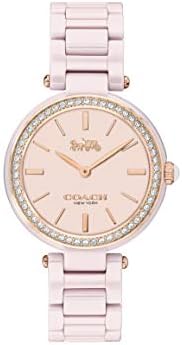 Coach Women's Pink Dial Pink Ceramic Watch 14503452 price in UAE