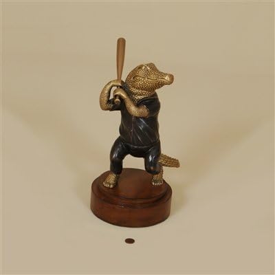 Maitland Smith Bronze Alligator Baseball Accessory #8166-10 (Old #1054-282) ~ New