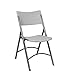Office Star Resin Furniture for Indoor or Outdoor Use, 4-Piece Set, Folding Chairs Light Grey