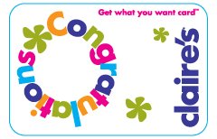 Amazon.com: Claire's Congrats Gift Card: Gift Cards