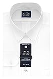 Van Heusen Men's Flex Collar Regular Fit Solid Spread Collar Dress Shirt, White, 16.5