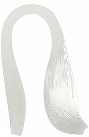 Quilling Paper 120 Strips 54cm Length Origami Paper Art Craft Paper 5mm Width (White)