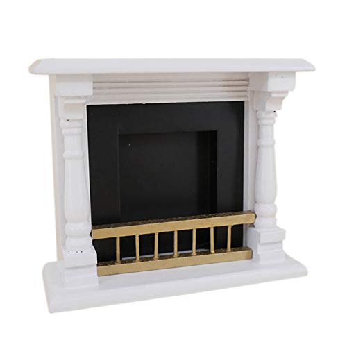 TOOGOO Puppenhaus Zubeh?R 1/12 Spielzeug Holz Kamin Dekoration Miniatur M?Bel
