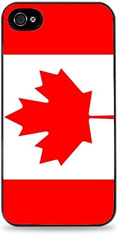 Canadian Flag Black Hardshell Phone Case for iPhone 5 / 5S