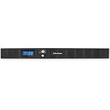 CyberPower OR500LCDRM1U Smart App LCD UPS System, 500VA/300W, 6 Outlets, AVR, 1U Rackmount