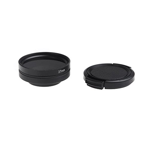Williamcr Xiaomi Yi II 4K 4K+ Action Camera Lens Protective Cap Cover+37mm UV Filter Lens For XIAOMi Yi 2 4K 4K+ Camera Accessories