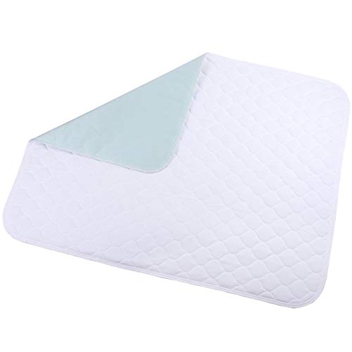 Waterproof Washable Incontinence Bed pad,34" x 52",Non-Slip Reusable Absorbency Underpads Sheet Mattress Protector for Adults, Kids and Pets - Thumbnail 7