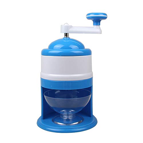 XuBa Home Portable Hand Crank Manual Ice Crusher Shaver Kids Shredding Snow Cone Maker Machine