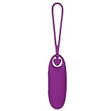 Uluvit Massager Power Vibration Rechargeable Waterproof Silicone Mini Pocket Massager Multi-Speed 7 Frequency