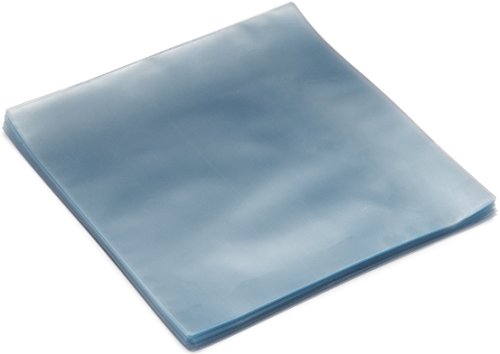 Crinklee Clear Shrink Wrap Bags, Perfect for Wrapping a Wide Variety of Products Including Soap, Shrinks Using a Blow Dryer or Heat Gun, 6x6 Inches, 100 Bags, Strong 100 Gauge Material