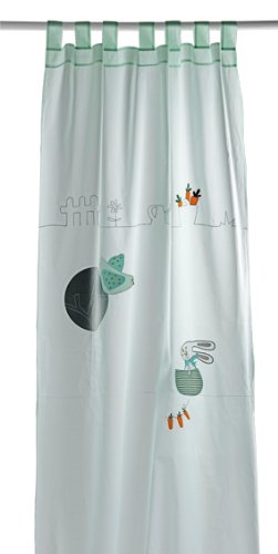 Kinderzimmer Vorhang Hase Amazon De Baby