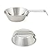ActiveCraft 2 Pack Backpacking Bowls – Stainless Steel Camping Cookware Folding Handle with Bagthumb 3