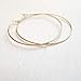 Hammered Gold Filled Wire Hoops