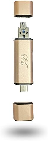 ST'inc Universal TF/SD Card Reader- Premium 3 In 1 USB3 Card Reader With Micro USB OTG Interface – Top Portable Aluminum USB 3.0 Ultra Speed Multi Card Reader For USB C Devices, PC, Android, MacBook
