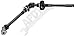 APDTY 536374 Upper & Lower Intermediate Steering Shaft w/Coupler Compatible with 1997-1999 Dodge Dakota or Durango (4WD; Replaces 55351171AG)