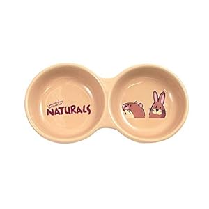 Rosewood Ceramic Bowl Naturals Twin Dish, 8 Inch