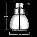 Shower Head High Pressure WarmSpray 3'' Full-Chrome Rain Showerhead with Powerful Massage/Spray Experience- The Best Rainfall Shower Heads for Low Water Pressure