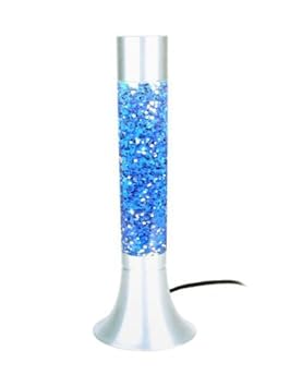 Pfiffig-Wohnen Glitterlampe BLAU