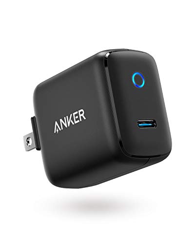 USB C Wall Charger, Anker 15W 5V/3A PowerPort C 1 Type C Fast Charger, Super Compact with LED Indicator, Foldable Plug for iPhone Xs/Max/XR/8, Pixel 3/2/XL, iPad Pro, Galaxy S9/S8/Plus, and More