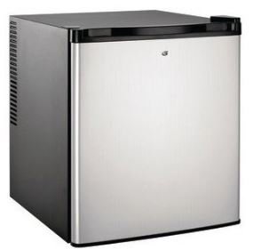 K&A Company 1 7 Compact Cubic Foot Refrigerator Superconductor Fridge Avanti Black Mini Reversible Door Home Ref Stainless Steel thermoelectric adjustable shelving