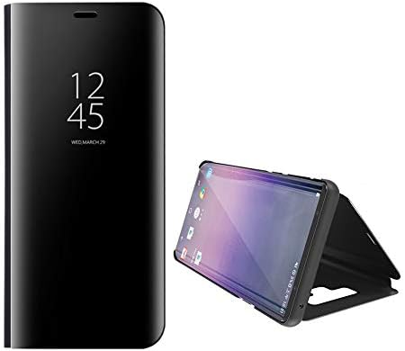 BXooo Case for iPhone XS MAX,Translucent Mirror Flip Cover Case with Folio Anti-Scratch Case Cover