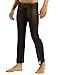 iEFiEL Mens Mesh See Through Home Lounge Pants Nightwear (XL, Black)