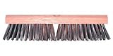 Carbon Steel Wire Deck Brushes - 12"carbon steel wire deck brush w/o h