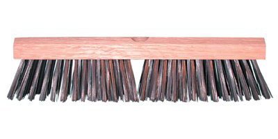 Carbon Steel Wire Deck Brushes - 12"carbon steel wire deck brush w/o h