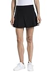 Prince Women's Stretch-Woven Tennis Skort (Medium, Black)