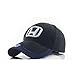 Ldntly Baseball Cap Adjustable Men Women Car Logo Black Baseball Cap Adjustable Hat (Honda)