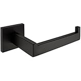Keybath SUS304 Stainless Steel Bathroom Lavatory Toilet Paper Holder and Dispenser Wall Mount,Black matte