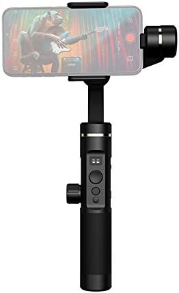 Huanxin 3-Axis Handheld Stabilizer for Phones Below 6.0 Inches, with Aaudio Recording/Bluetooth Sound/Waterproof/1/4 Screw