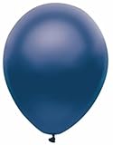 12 Inch Satin Navy Blue Latex Balloons 72CT
