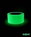 Glowz Glow in the Dark Photoluminescent Green Luminous Tape 30' ft Length x 1 Inch Wide High Luminance, Waterproof, Removable