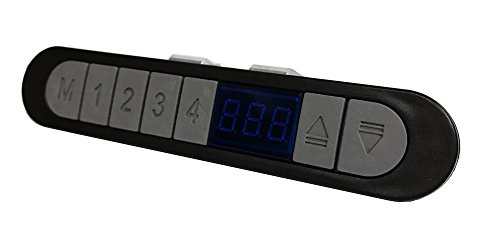ApexDesk Elite Series 71" W Electric Height Adjustable Standing Desk (Memory Controller, 71" Top in Black, Black Frame)