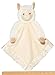 Bearington Baby Lil’ Alma Snuggler, 15 Inch White Llama Plush Stuffed Animal Security Blanket Lovey for Babies