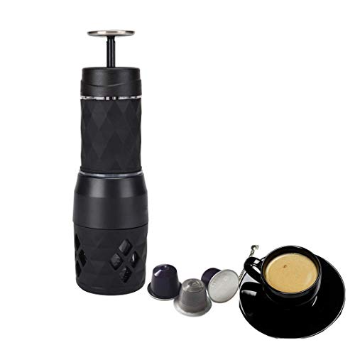 Portable Espresso Machine, Manual Espresso Maker, Travel Coffee Maker, Small Hand Espresso Maker for Portable Espresso Machine, Manual Espresso Maker, Travel Coffee Maker, Small Hand Espresso Maker for
