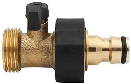 Hydrogarden 2pc Brass Hose Connector Hose End Quick Connect Fitting 1/2" Hose Pipe Quick Connector for Gardening Home Watering,Car Washing - Image 4