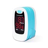 CONTEC LED CMS50M Pulse Oximeter,SpO2 and PR Value Waveform Blood Oxygen, Carrying Case, Neck/Wrist Cord
