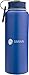Simian Insulated 40oz Water Bottle Travel Flask for Hot or Cold Drinks (Blue)