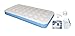 AeroBed Classic Twin ( Inflated Dimensions: 74x39x9 inches) Royal Blue with Pump and Storage Bag