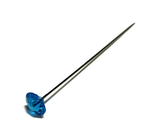 ALL in ONE Mixed Color Sewing Pins Acrylic Crystal Ball Head Pins Straight Pins Quilting Pins for Dressmaker with Box