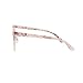 Mio Eyewear [Clubmaster - Pink Mirrored] Fashion Sunglasses for Woman (100% UV Protection) - Marble Dark Pink