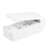 Esqlotres Mini Portable Heat Sealer Packet Resealer Handheld Bag Sealer Food Storage Vacuum Sealers Machine for Plastic Bag Vacuum Sealers