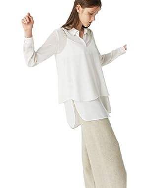 Mango Women's Flowy Strap Top