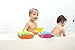 Ubbi Bath Toys for Toddlers and Baby - Stack N’ Splash Stacking Cups for Bathtub + Play Time - Dolphin Set of 3