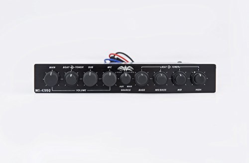 Wet Sounds 4 Band EQ w/ 3 Zone Control, Talk Back mic and AUX Input (Certified Refurbished) - Thumbnail 7