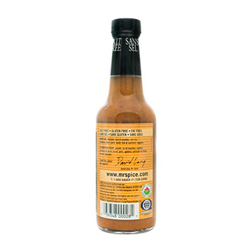 Mr. Spice Organic Indian Curry - Salt Free Sauce - Fat Free Marinade - Gluten Free - Vegan - Low Calorie