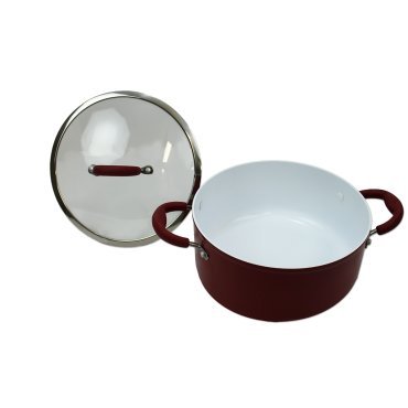 Hamilton Beach 5 Quart Ceramic Non-Stick Dutch Oven - Red 06199