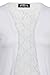 My1stWish Womens 78S Floral Lace Back Ladies Long Boyfriend Summer Cardigan Size 4/6 White